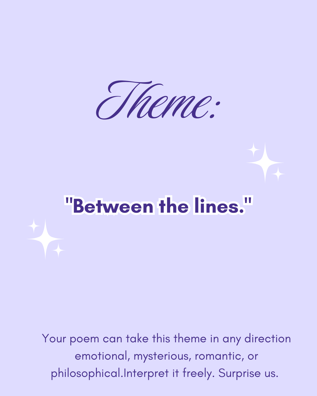 Poetry Competition 2025/26